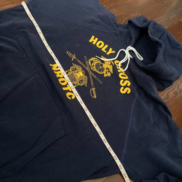 Vintage USMC raglan sweatshirt Holy Cross ROTC - Picture 4 of 7
